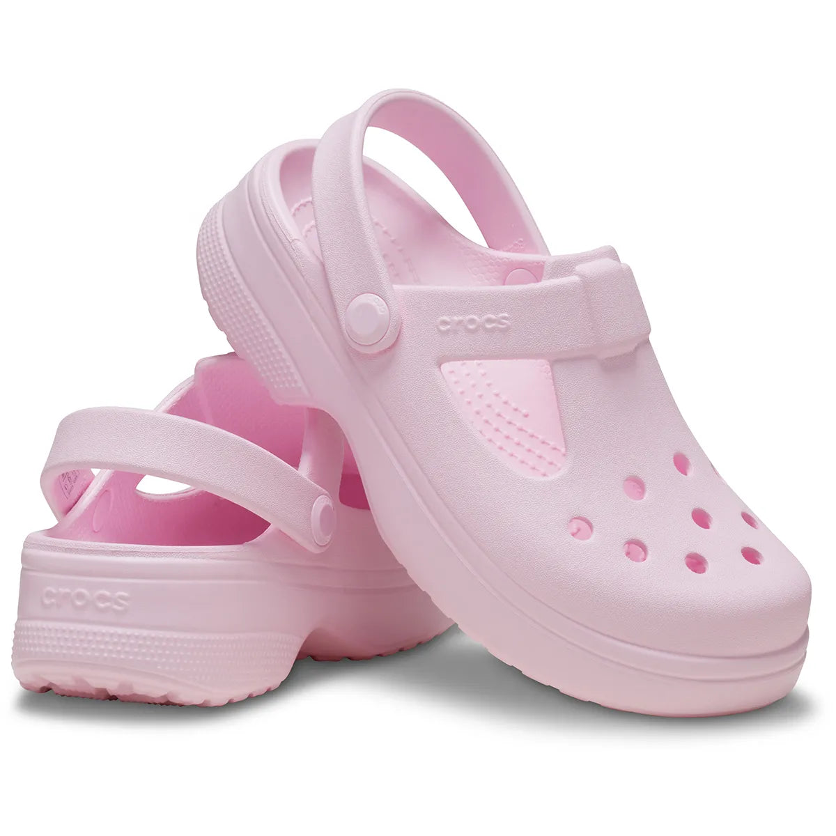 Crocs Classic Mary Jane Clog K Παιδικά Σαμπό Pink Milk
