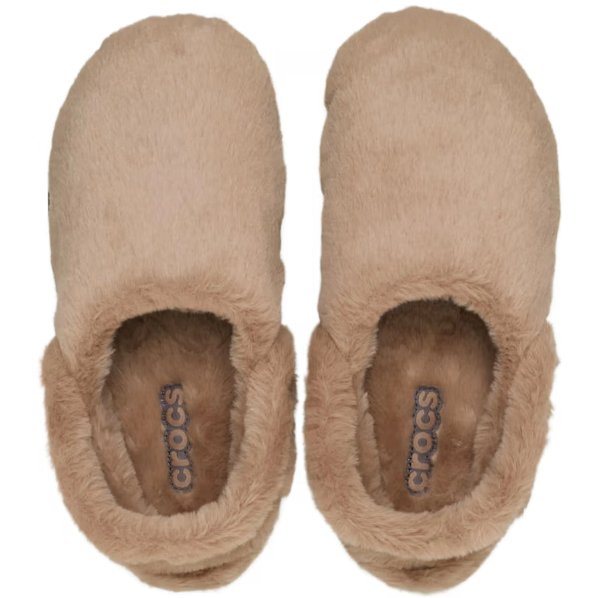 Crocs Unfurgettable Cozy Clog Milk Chocolate γυναικεία σαμπό πάνω όψη