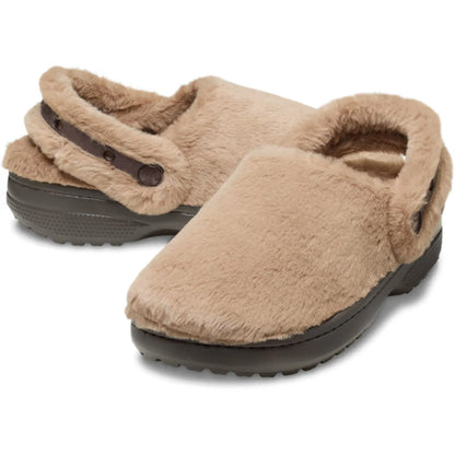 Crocs Unfurgettable Cozy Clog Milk Chocolate Γυναικεία Σαμπό