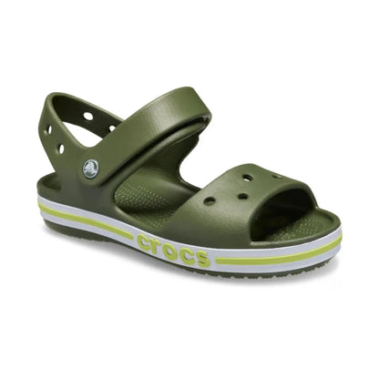 Crocs Bayaband Sandal K Παιδικά Σανδάλια Πράσινα Ανατομικά
