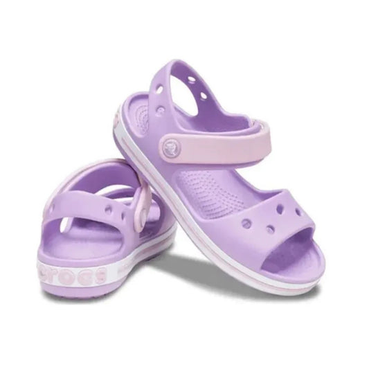 crocs bayaband sandal kids lavender μωβ σε 3/4