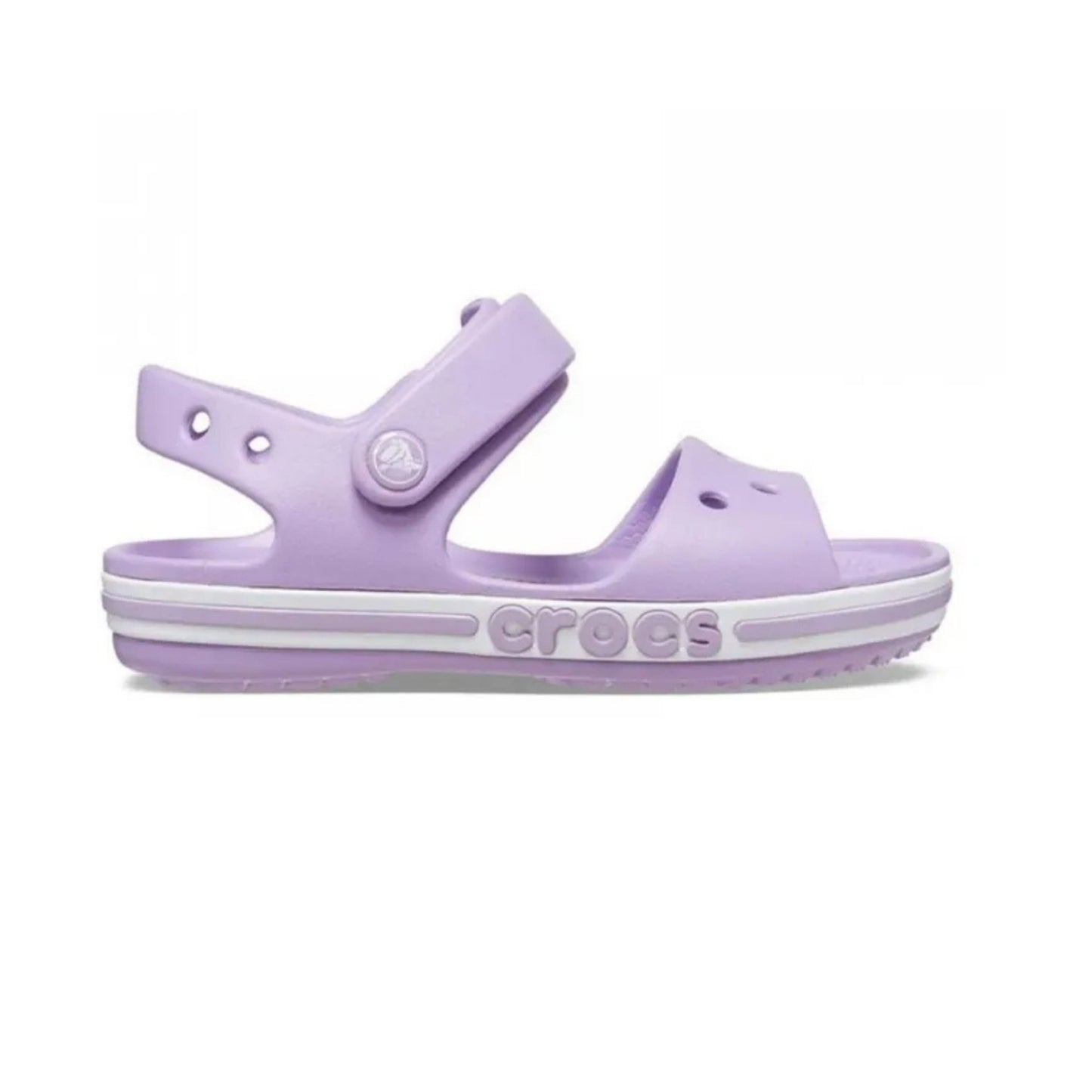 crocs bayaband sandal kids lavender μωβ πλάγια όψη