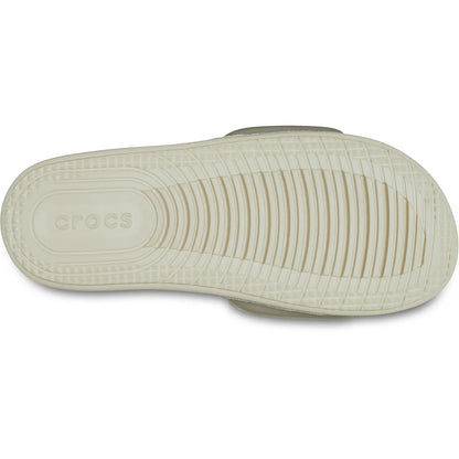 crocs all day slide women κάτω όψη σόλας, χρώμα bone/taupe