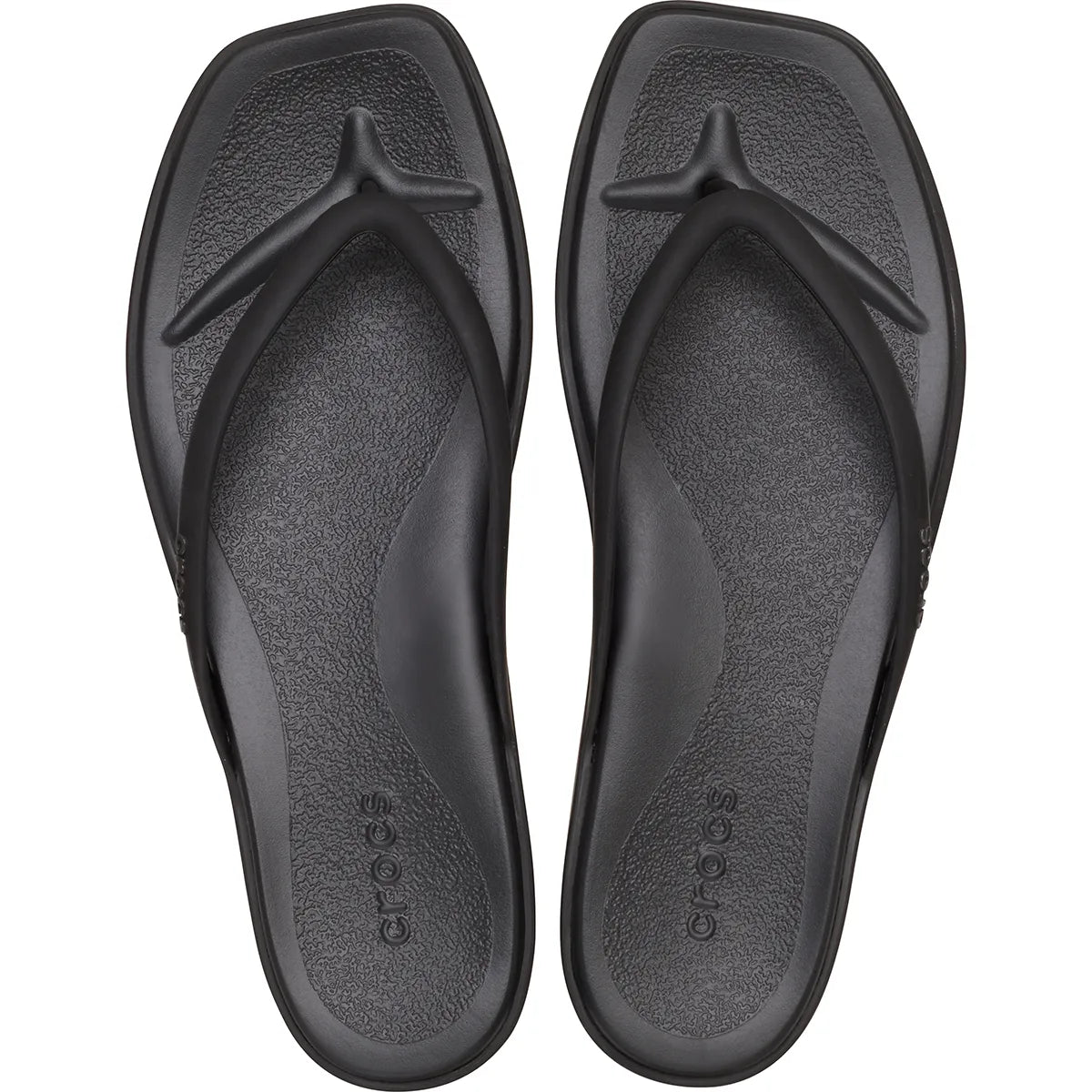 Crocs Miami Flip Μαύρες Γυναικείες Σαγιονάρες 001