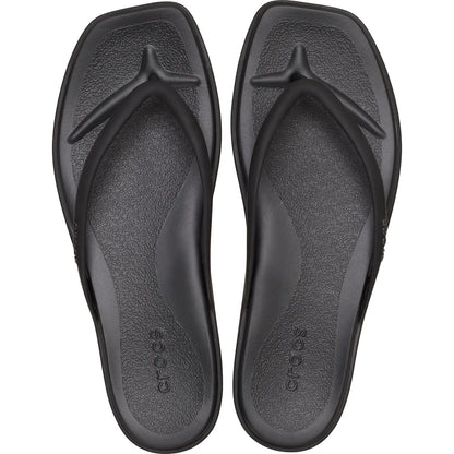 Crocs Miami Flip Μαύρες Γυναικείες Σαγιονάρες 001