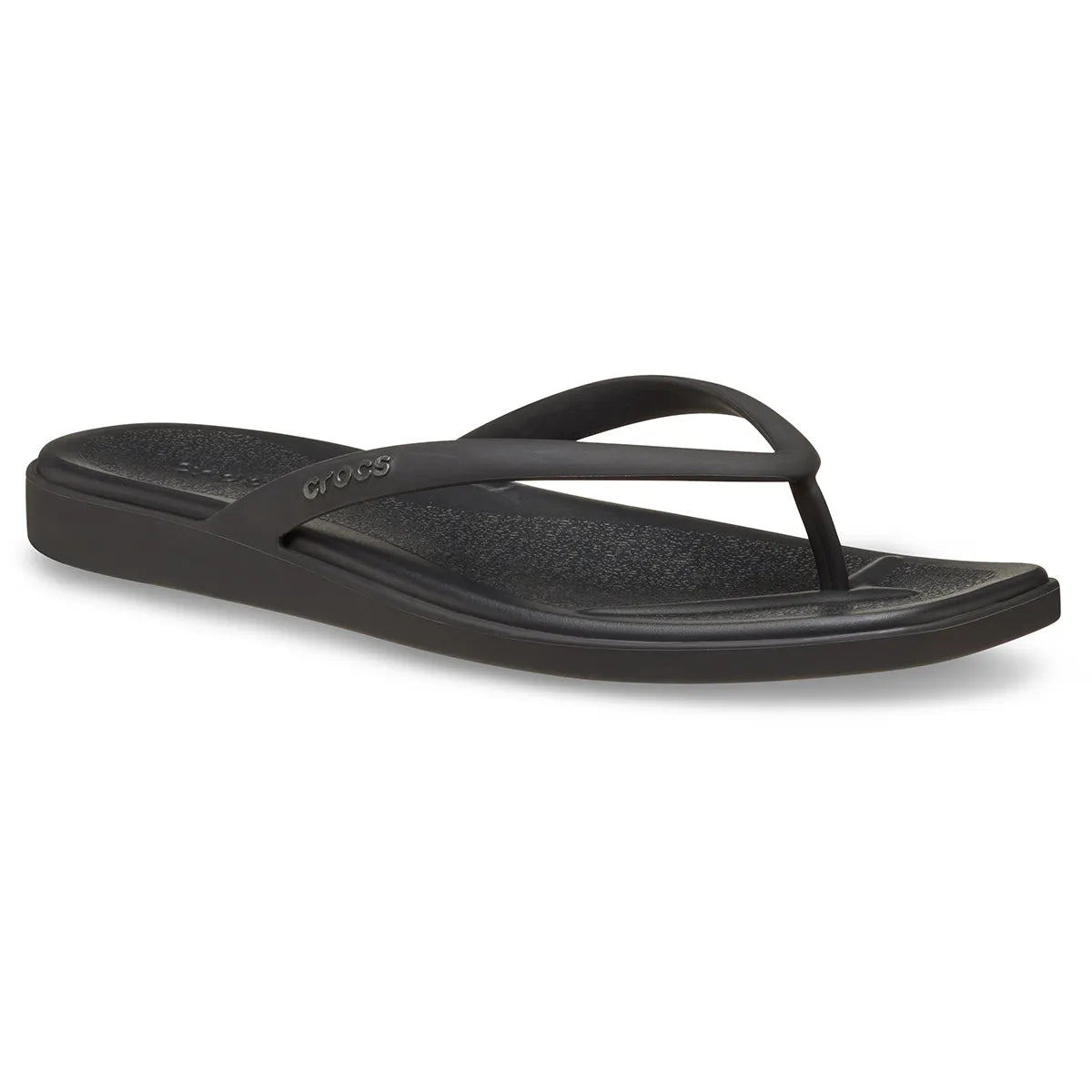 Crocs Miami Flip Μαύρες Γυναικείες Σαγιονάρες 001