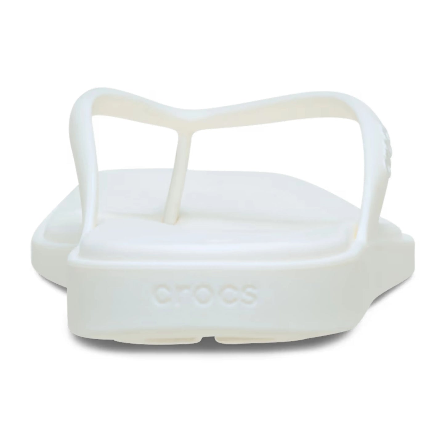 crocs miami flip πίσω όψη σε χρώμα chalk