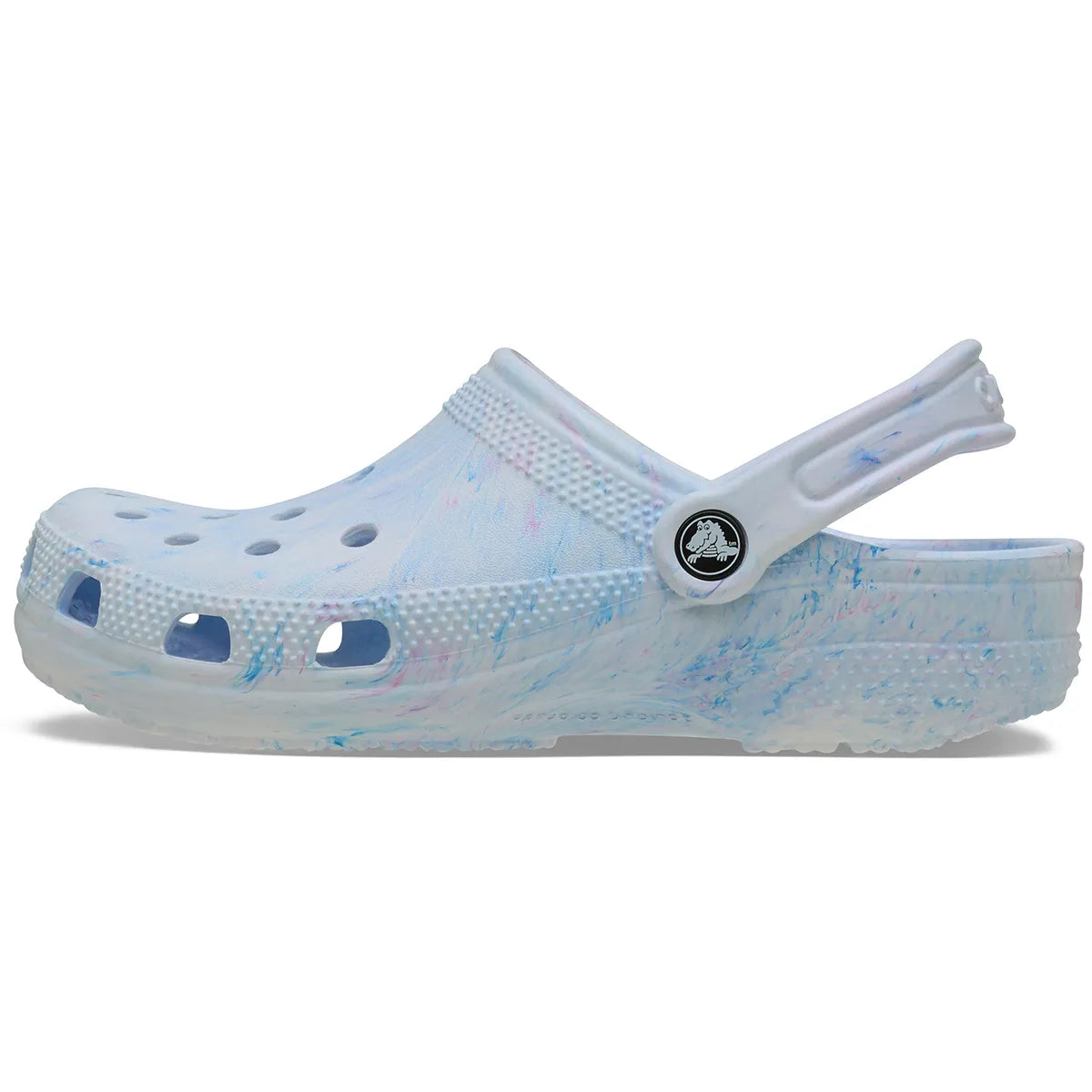 crocs classic marbled clog oxygen swirl unisex σαμπό πλάγια όψη εξωτερική πλευρά no2