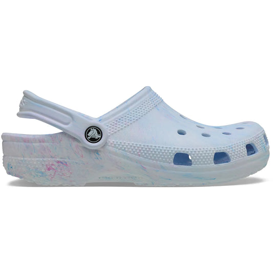 crocs classic marbled clog oxygen swirl unisex σαμπό πλάγια όψη εξωτερική πλευρά