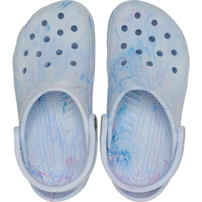 crocs classic marbled clog oxygen swirl unisex σαμπό πάνω όψη