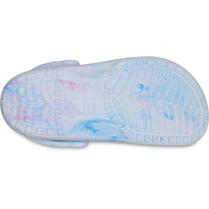 crocs classic marbled clog oxygen swirl unisex σαμπό κάτω όψη σόλας