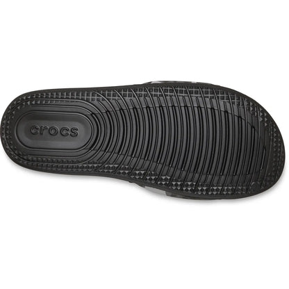 crocs all day slide men κάτω όψη σόλα, χρώμα Μαύρο Γκρι Κάμο