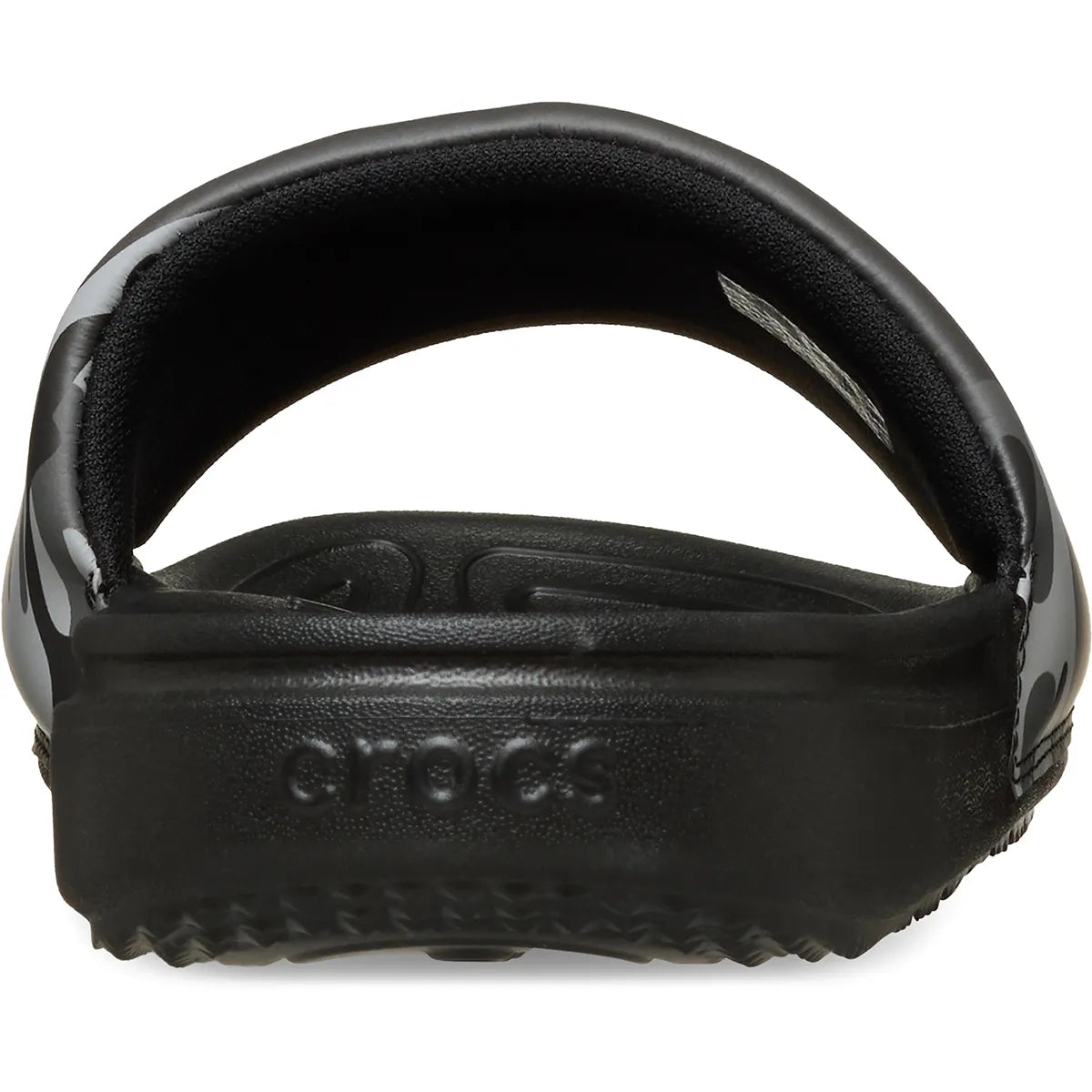 crocs all day slide men πίσω όψη ζευγάρι, χρώμα Μαύρο Γκρι Κάμο