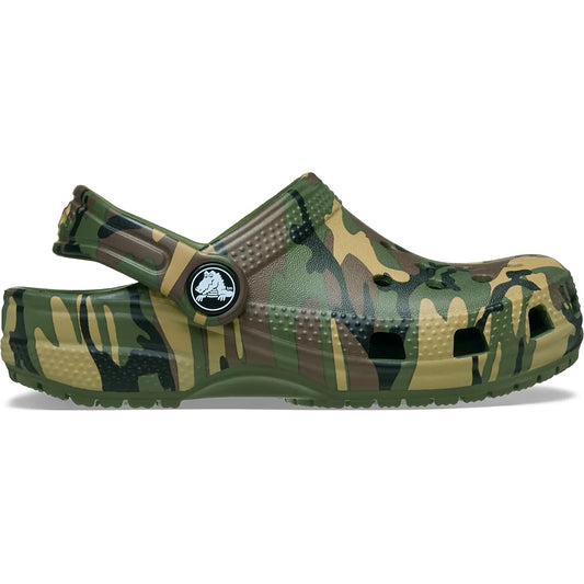 crocs classic graphic clog T πλάγια όψη εξωτερική πλευρά, army green