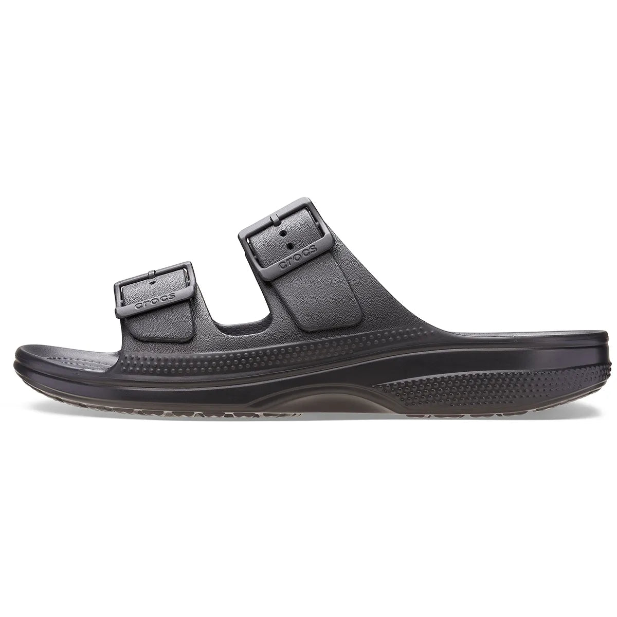 crocs mens saturday sandals πλάγια όψη εξωτερική πλευρά no2, μαύρο χρώμα