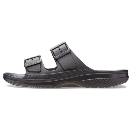 crocs mens saturday sandals πλάγια όψη εξωτερική πλευρά no2, μαύρο χρώμα