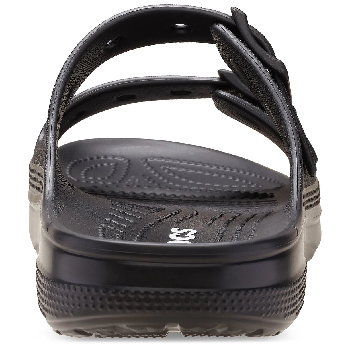crocs mens saturday sandals πίσω όψη ζευγάρι, μαύρο χρώμα