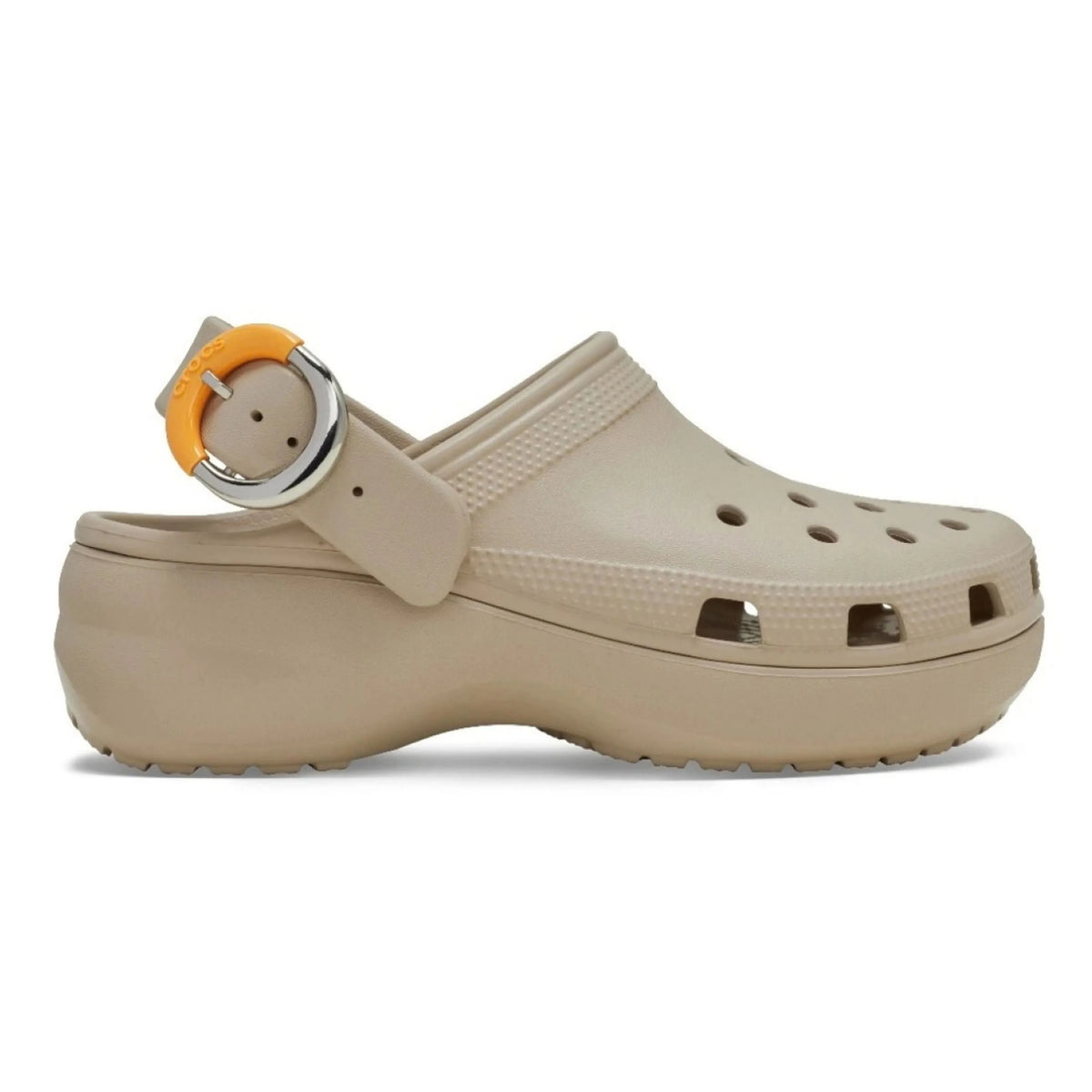 Crocs Classic Platform Buckle Clog 213230-2NM Dulce γυναικεία σαμπό πλάγια έξω