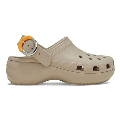 Crocs Classic Platform Buckle Clog 213230-2NM Dulce γυναικεία σαμπό πλάγια έξω