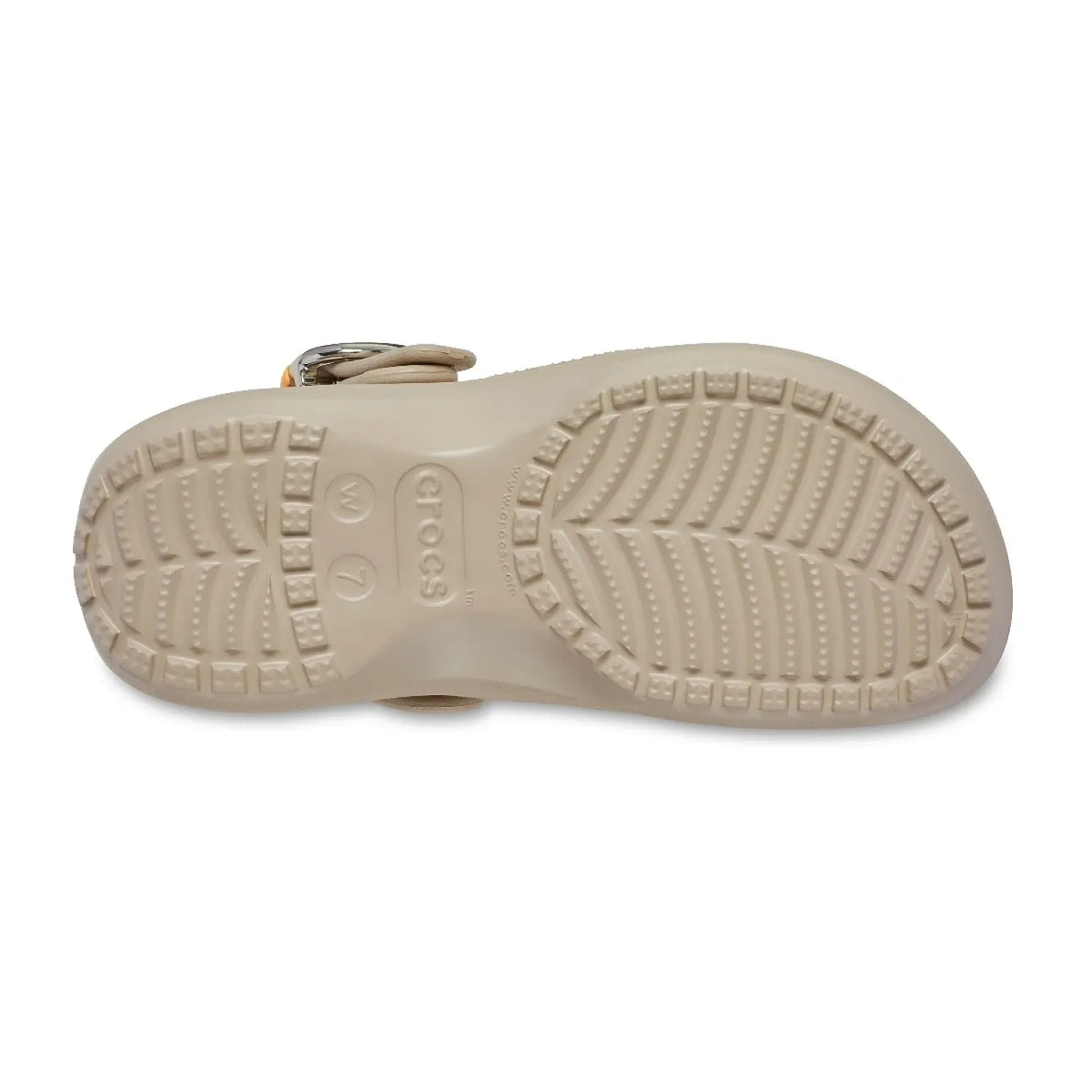 Crocs Classic Platform Buckle Clog 213230-2NM Dulce γυναικεία σαμπό κάτω όψη σόλας