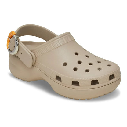 Crocs Classic Platform Buckle Clog Dulce Γυναικεία Σαμπό
