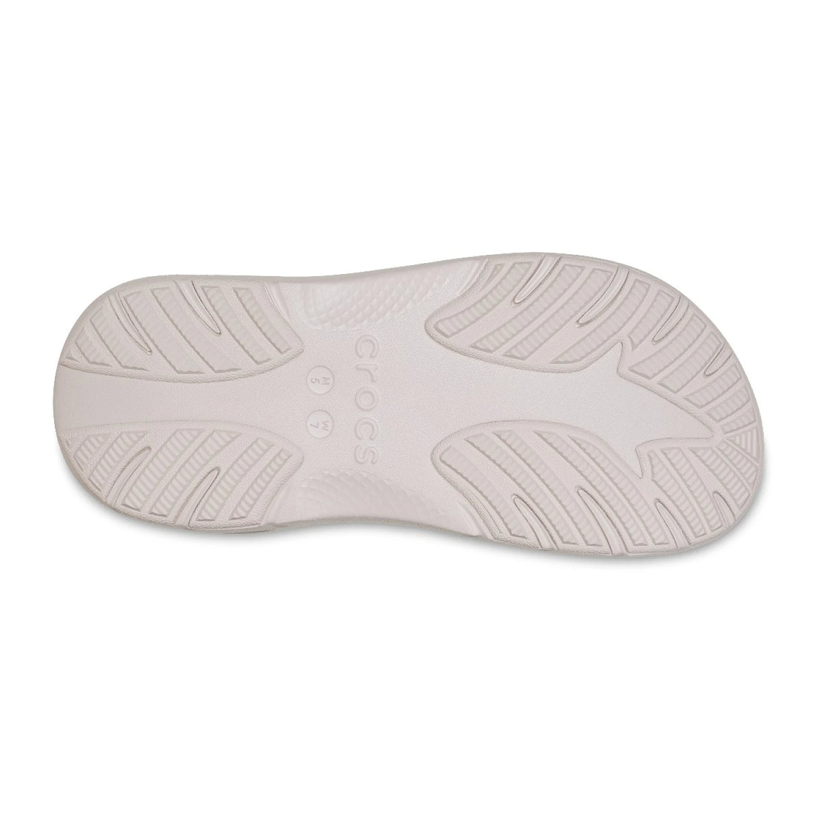 Crocs New Crush Clog 213448-2PL Cocoa Cream unisex σαμπό κάτω όψη σόλας