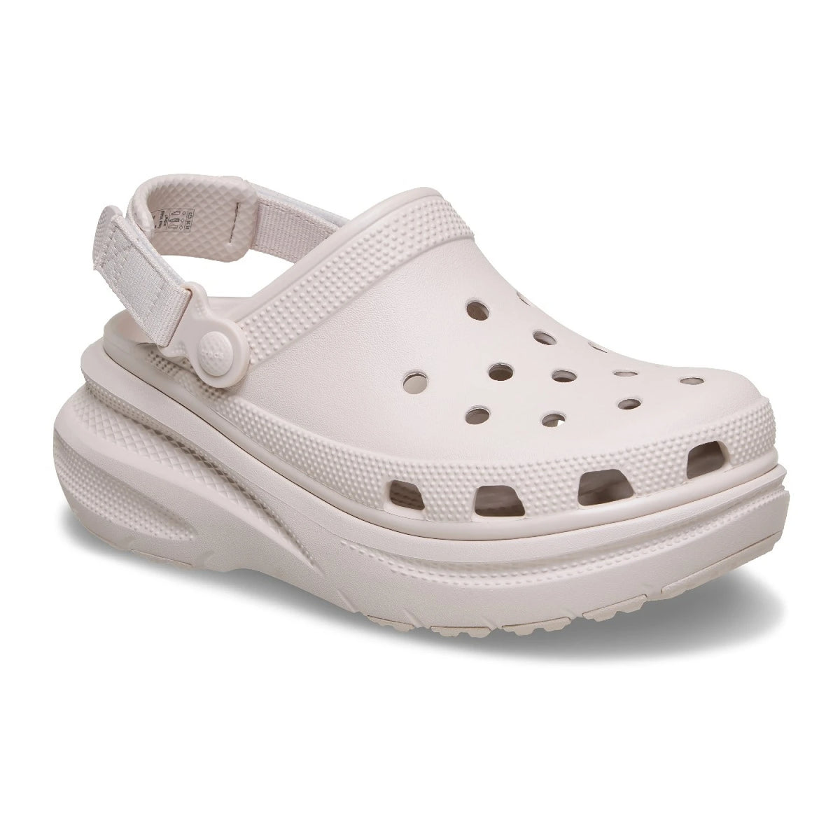 Crocs New Crush Clog 213448-2PL Cocoa Cream unisex σαμπό 3/4 έξω