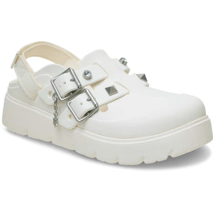Crocs Loaferette Star Studded Clog Chalk γυναικεία σαμπό 3/4 έξω
