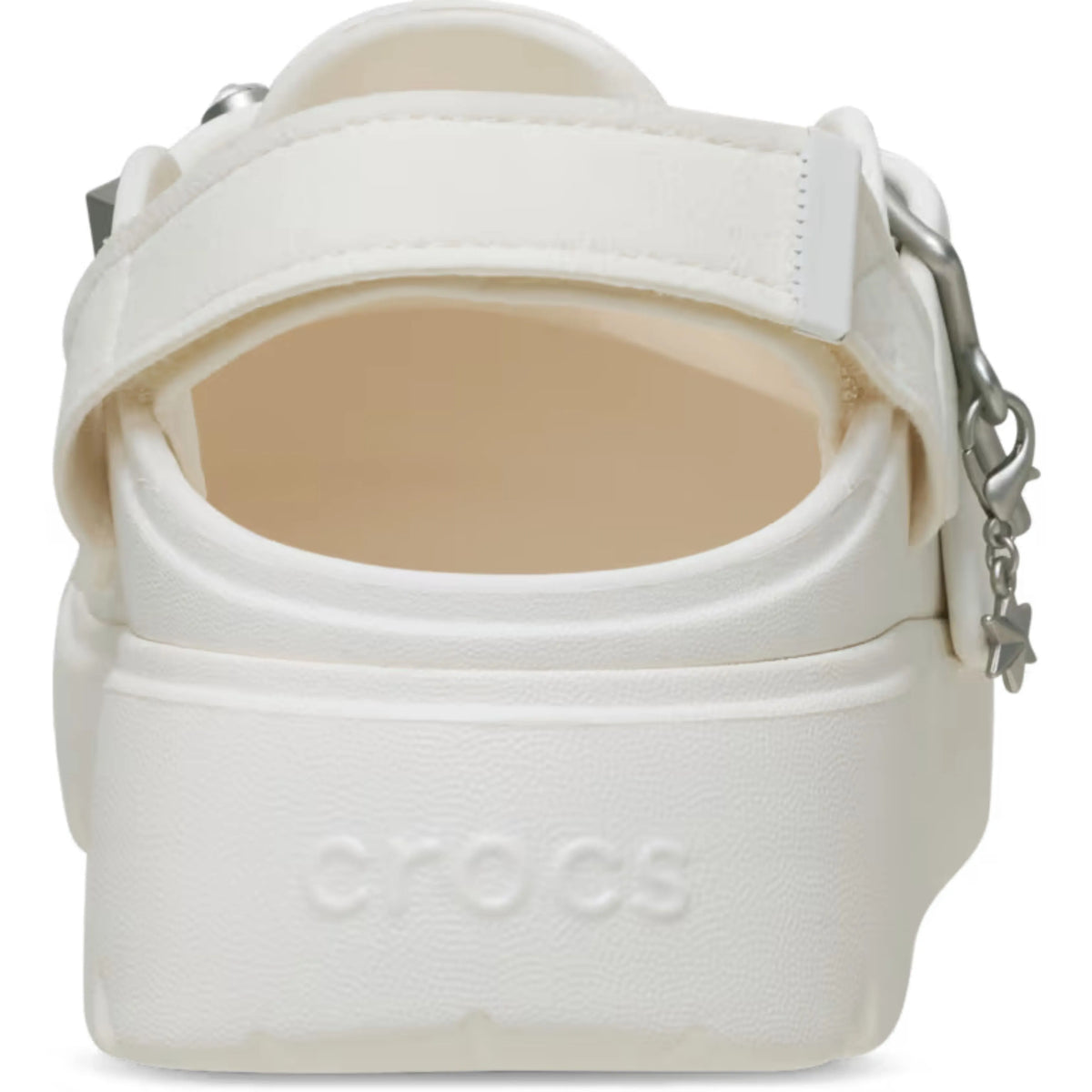 Crocs Loaferette Star Studded Clog Chalk γυναικεία σαμπό πίσω όψη