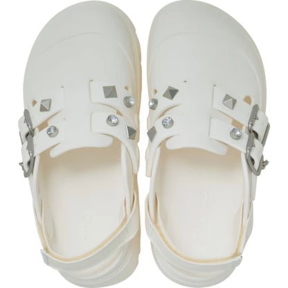 Crocs Loaferette Star Studded Clog Chalk γυναικεία σαμπό πάνω όψη