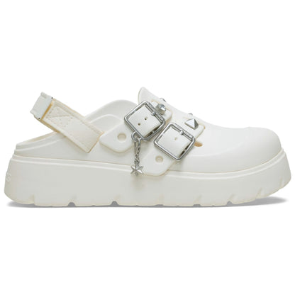 Crocs Loaferette Star Studded Clog Chalk γυναικεία σαμπό πλάγια έξω