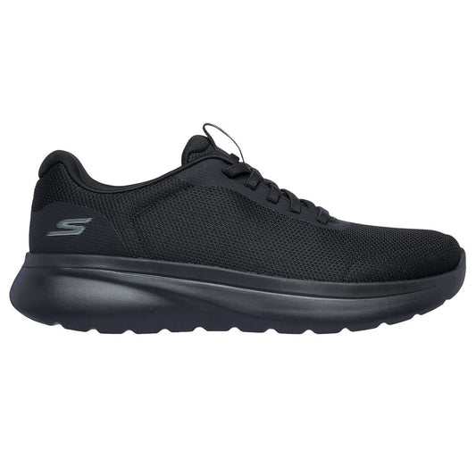 skechers go walk arch fit n joy cullman πλάγια όψη εξωτερική πλευρά, μαύρο χρώμα