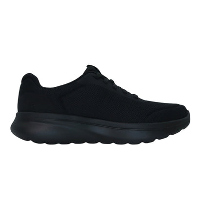 skechers go walk arch fit n joy cullman πλάγια όψη εσωτερική πλευρά, μαύρο χρώμα