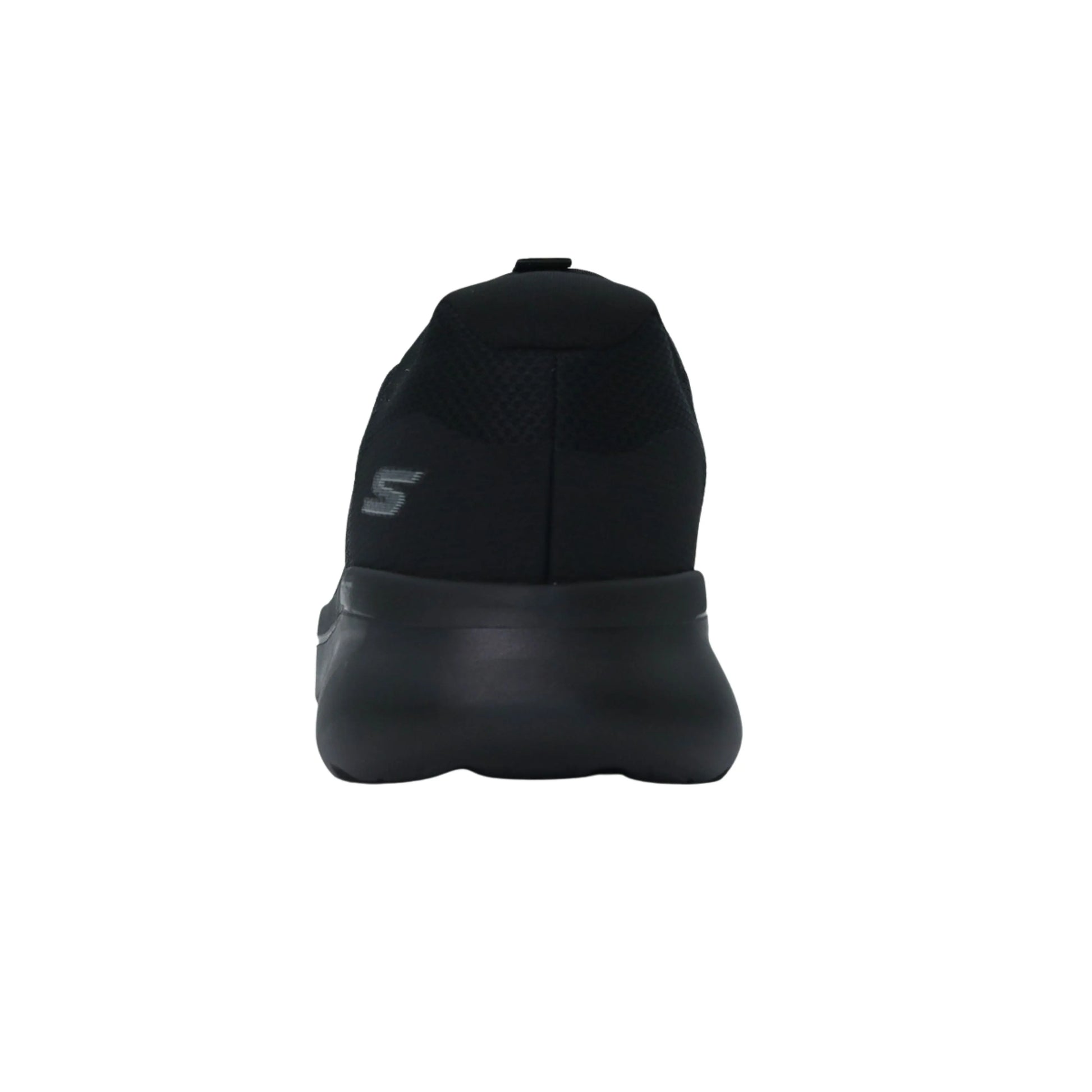 skechers go walk arch fit n joy cullman πίσω όψη ζευγάρι, μαύρο χρώμα