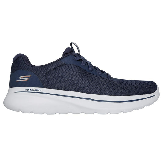 skechers go walk arch fit n joy cullman πλάγια όψη εξωτερική πλευρά, μπλέ χρώμα