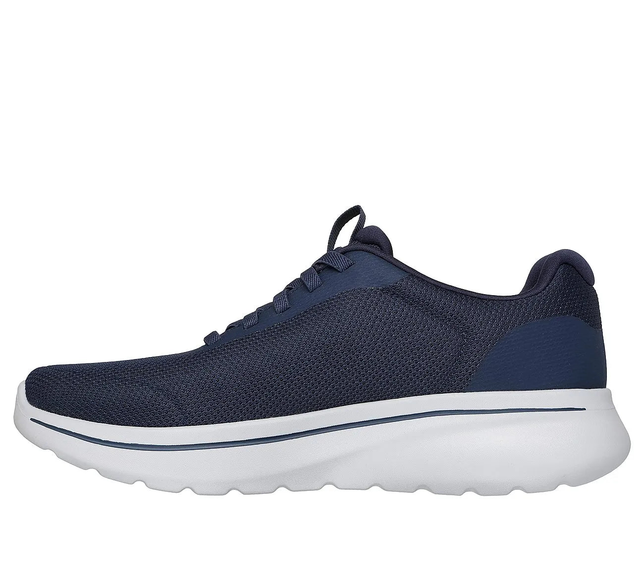 skechers go walk arch fit n joy cullman πλάγια όψη εσωτερική πλευρά, μπλέ χρώμα