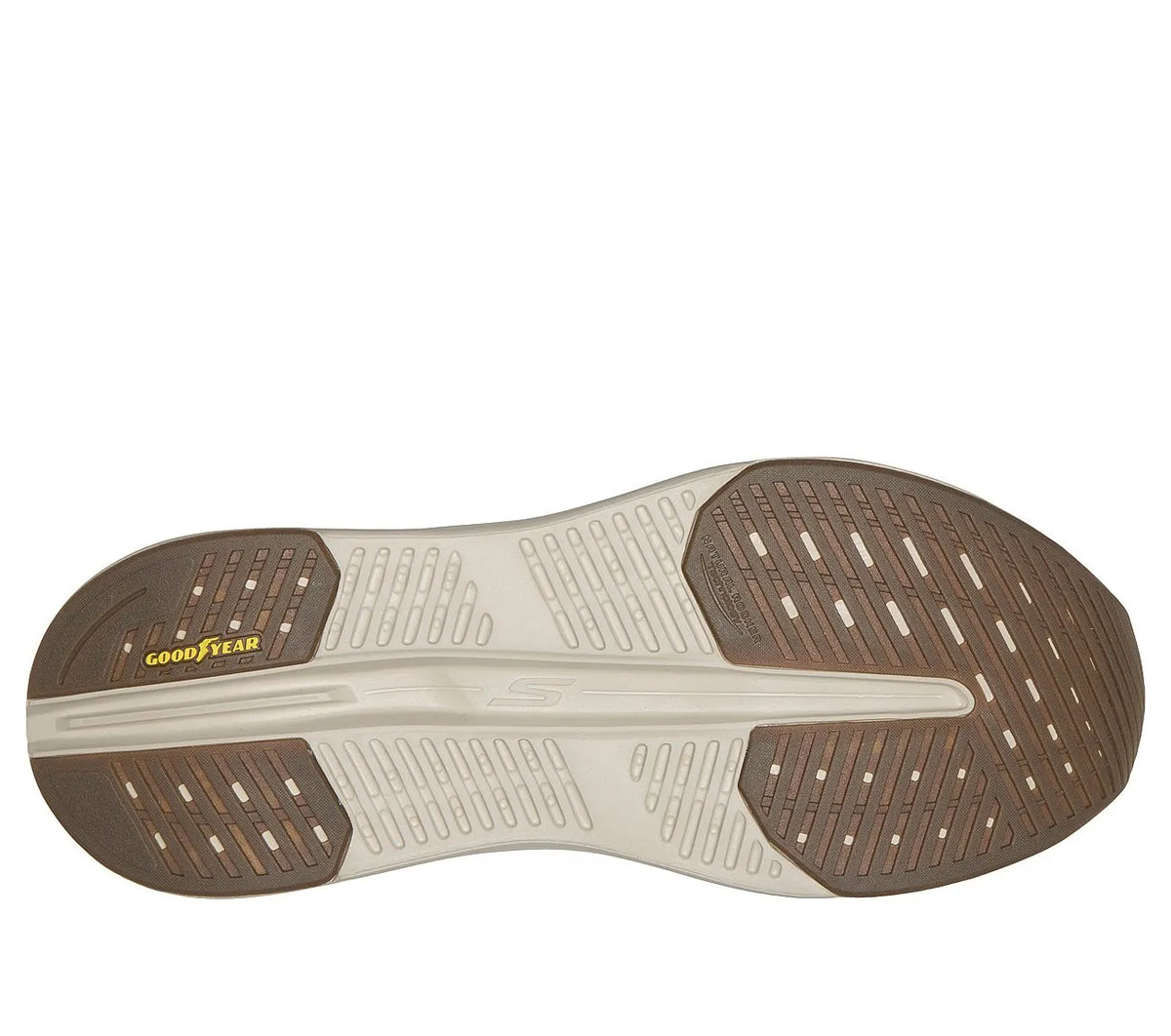 Skechers Max Cushioning Glide-Step Cavara 220415-TPE Taupe ανδρικά sneakers κάτω όψη σόλας