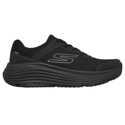 skechers max cushioning endeavour πλάγια όψη εξωτερική πλευρά, μαύρο χρώμα