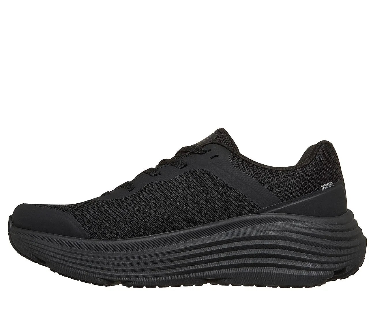 skechers max cushioning endeavour πλάγια όψη εσωτερική πλευρά, μαύρο χρώμα