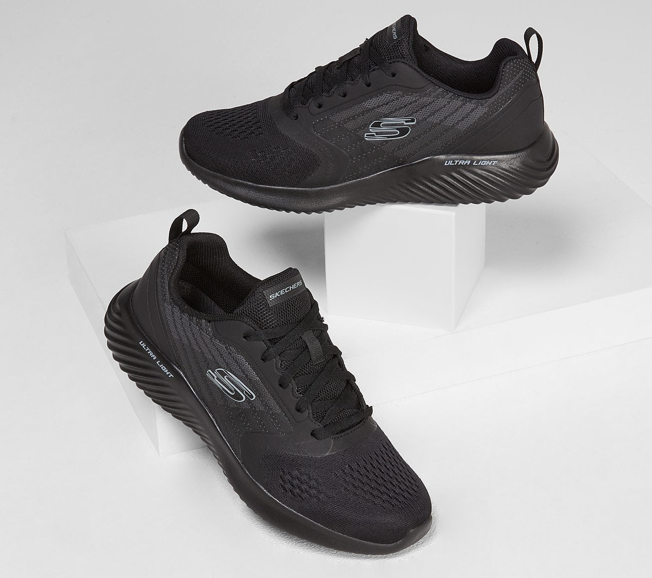 Skechers Bounder Verkona Ανδρικό Αθλητικό Μαύρο BBK