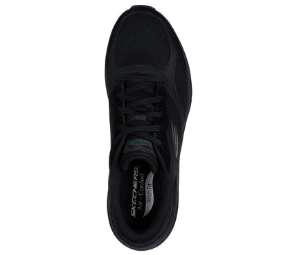  Skechers Arch Fit 2.0 The Keep μαύρα sneakers, όψη από πάνω