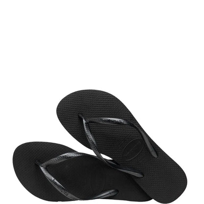 Havaianas Slim FC Black πάνω όψη ζευγάρι