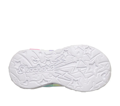 skechers s lights unicorn charmer lil hearts sparkle κάτω όψη σόλας