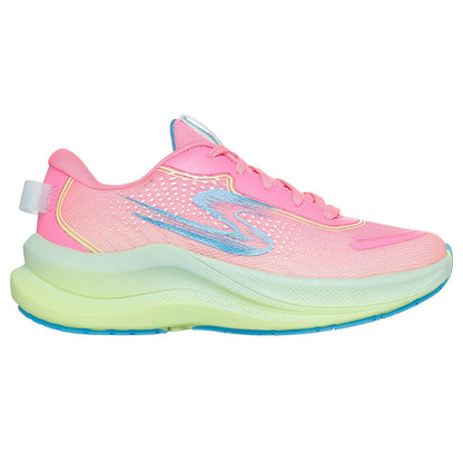 skechers max cushioning ascend aura speed πλάγια όψη εξωτερική πλευρά, ροζ/multi