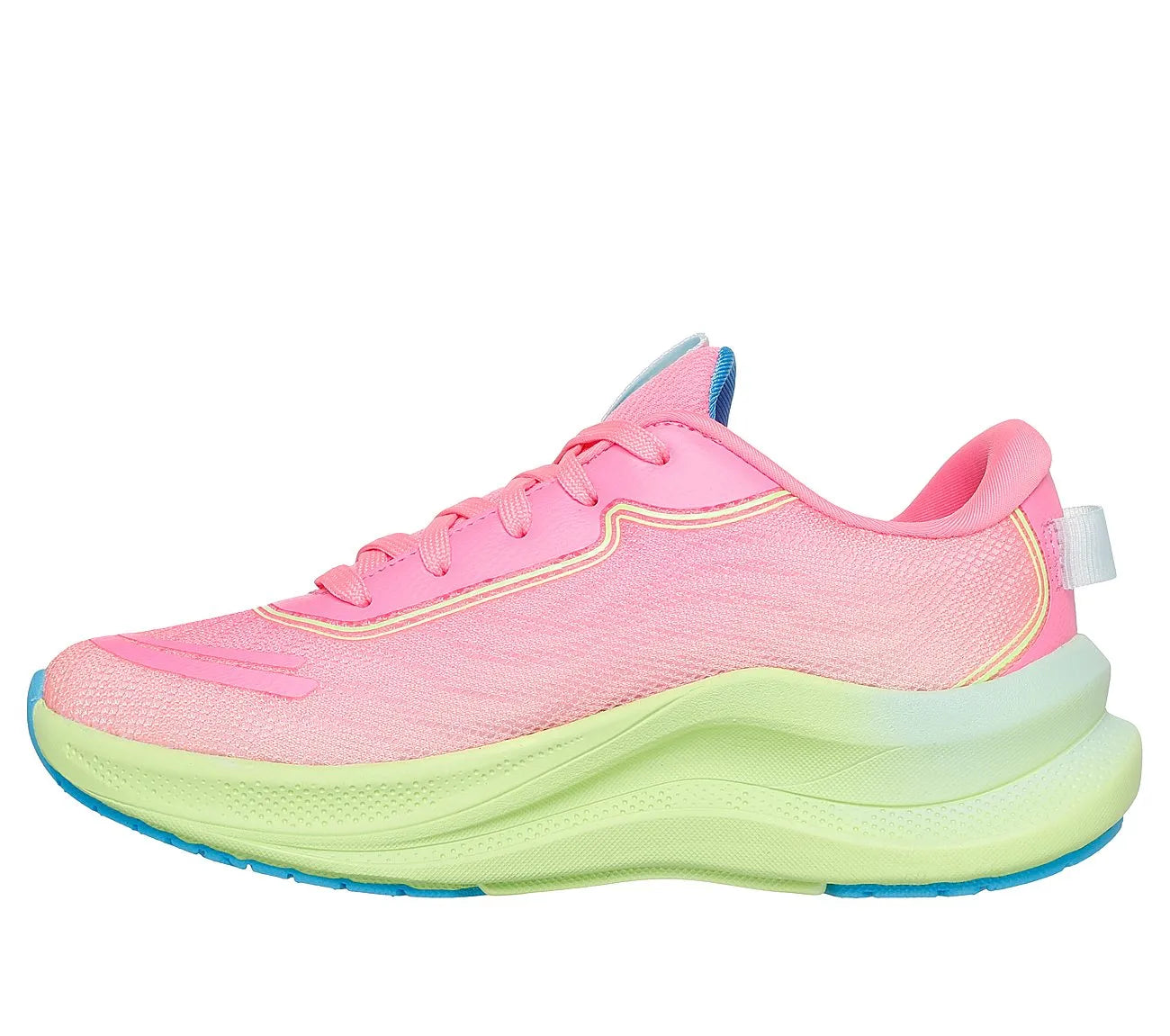 skechers max cushioning ascend aura speed πλάγια όψη εσωτερική πλευρά, ροζ/multi