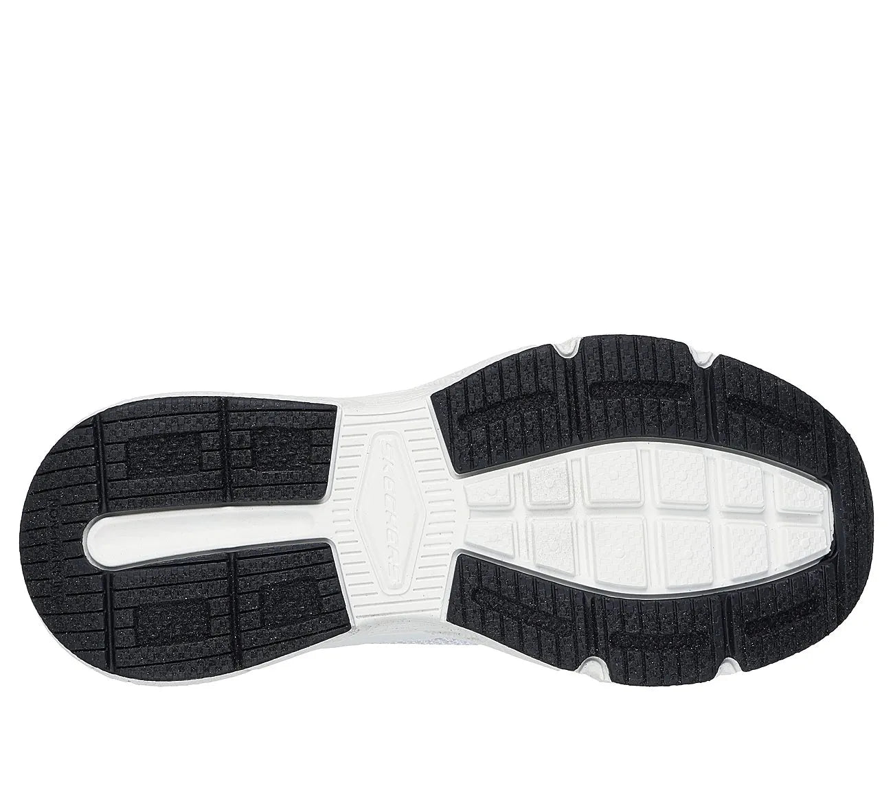 skechers retro graph κάτω όψη σόλας, λευκό/ασημί