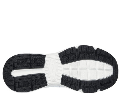 skechers retro graph κάτω όψη σόλας, λευκό/ασημί