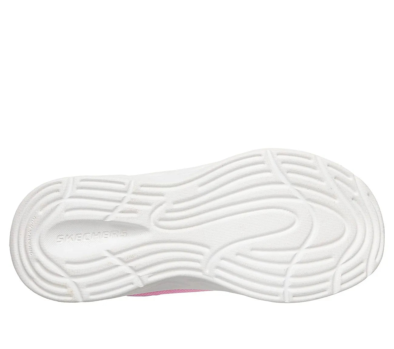 skechers s lights sola glow 2.0 dazzle steps κάτω όψη σόλας, ροζ χρώμα