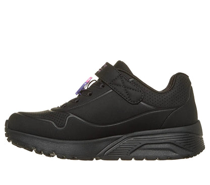 Skechers UNO Lite Heart Status Black/Multi Παιδικά Sneakers