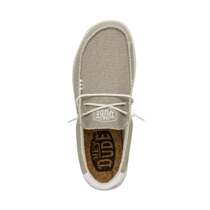 Hey Dude Wally Braided Off-White Ανδρικά Casual